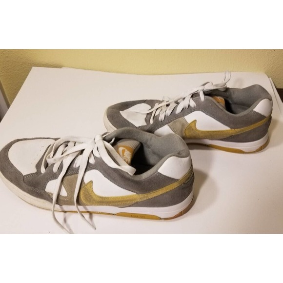 Size 10.5 Men - Nike Air Skeet Skateboard w/Yellow Swoosh and Grey 311606-071 - Picture 12 of 12